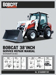 Bobcat 38 Inch Tiller Service Repair Manual SN 614400101 Above