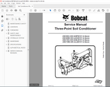 Bobcat Soil Conditioner Service Repair Manual 6987449 enUS 