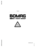 Bomag BP 12/40 Vibrating Plates Non Reversible Parts Catalogue Manual 00818605 - PDF File Download