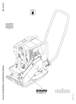 Download Complete Parts Catalogue Manual For Bomag BP 15/45 D-2 Vibrating Plates Non Reversible | Serial Number - 00811824 Pub. 101630750162