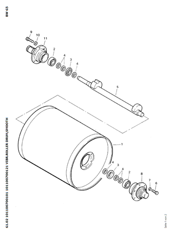 Bomag BW 65, BW 65 H Walk-behind Double Drum Vibrat.Roller Parts Catalogue Manual 00810195 - PDF File Download