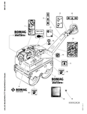 Download Complete Parts Catalogue Manual For Bomag BW 65, BW 65 H Walk-behind Double Drum Vibrat.Roller | Serial Number - 00824353 Pub. 861834099999