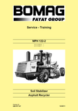 Bomag MPH 122-2 Soil Stabilizer/Asphalt Recycler Service Training Manual S/N 101 590 06 - 101 590 07