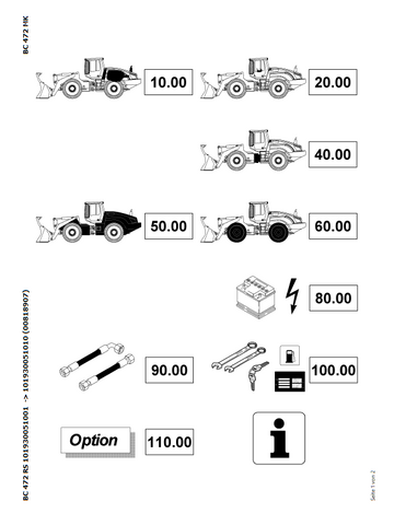 Bomag BC 472 RS Refuse Compactor Parts Catalogue Manual 00818907 - PDF File Download