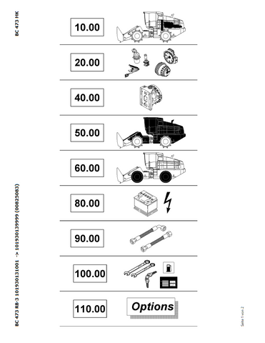 Bomag BC 473 RB-3 Refuse Compactor Parts Catalogue Manual 00825083 - PDF File Download