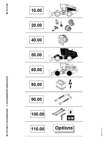 Bomag BC 473 RB-4 Refuse Compactor Parts Catalogue Manual 00824525 - PDF File Download