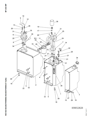 Bomag BF 222 C Asphalt Pavers Parts Catalogue Manual 00800734 - PDF File Download