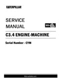 C3.4 (CAT) CATERPILLAR ENGINE-MACHINE SERVICE REPAIR MANUAL CYM DOWNLOAD PDF