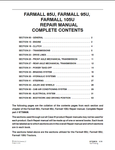 CASE IH 85U, 95U, 105U FARMALL TRACTOR SERVICE REPAIR MANUAL 87758616 - PDF FILE DOWNLOAD