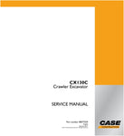 The CASE CX130C Crawler Excavator Service Manual (Part Number: 48077559) is an essential resource for operators and technicians alike. This comprehensive guide provides detailed information on maintenance, troubleshooting, and repair procedures, ensuring your excavator remains in peak condition. With clear illustrations and step-by-step instructions, you can confidently tackle any service task.