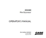 UNLOCK THE FULL POTENTIAL OF YOUR CASE CX30C MINI EXCAVATOR WITH OUR COMPREHENSIVE OPERATOR’S MANUAL IN PDF FORMAT.
