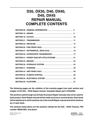 Featuring step-by-step procedures, troubleshooting tips, and clear diagrams, this service manual empowers you to tackle any issue with confidence. Whether you're a seasoned mechanic or a DIY enthusiast, you'll find the information you need to keep your tractor running smoothly.