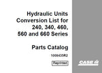DISCOVER THE ULTIMATE RESOURCE FOR YOUR CASE IH TRACTORS WITH OUR HYDRAULIC UNITS CONVERSION LIST, SPECIFICALLY DESIGNED FOR THE 240, 340, 460, 560, AND 660 SERIES. 