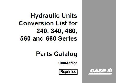 DISCOVER THE ULTIMATE RESOURCE FOR YOUR CASE IH TRACTORS WITH OUR HYDRAULIC UNITS CONVERSION LIST, SPECIFICALLY DESIGNED FOR THE 240, 340, 460, 560, AND 660 SERIES. 