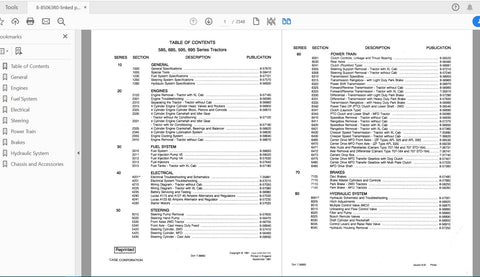 Discover the ultimate resource for your CASE IH Tractor with the complete service manual for models 585, 685, 595, and 695. This comprehensive PDF file, catalog number 8-85063R0, is designed to provide you with all the essential information needed for maintenance