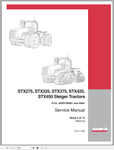 Unlock the full potential of your CASE TRACTOR with the comprehensive Steiger Service Manual, designed specifically