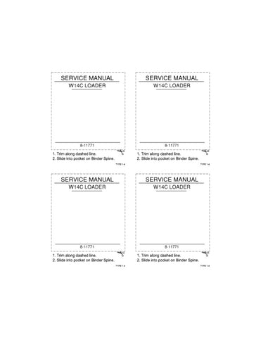 Inside, you'll find step-by-step procedures for maintenance, troubleshooting, and repairs, all designed to help you keep your loader running smoothly. The manual includes clear diagrams and illustrations, ensuring that you can easily follow along and understand complex processes.