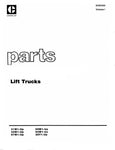 CAT Caterpillar T40C T50C T55C Forklift Parts Catalog Manuals PDF Download