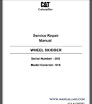 CATERPILLAR 518 WHEEL SKIDDER SERVICE REPAIR MANUAL 50S - PDF FILE DOWNLOAD