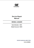CATERPILLAR 930H WHEEL LOADER SERVICE REPAIR MANUAL DHC - PDF FILE DOWNLOAD