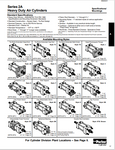 CATERPILLAR BI620231 PARKER SERIES 2A AIR CYLINDER ARMORED FACE CONVEYOR GENERAL TECHNICAL INFORMATION MANUAL- PDF FILE 