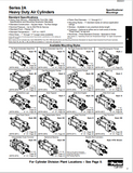 CATERPILLAR BI620231 PARKER SERIES 2A AIR CYLINDER ARMORED FACE CONVEYOR GENERAL TECHNICAL INFORMATION MANUAL- PDF FILE 