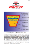 CATERPILLAR BI620325 OPTIBELT RED POWER V-BELTS 
