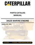 GET ACCESS TO THE FULL FEATURES OF YOUR CATERPILLAR CAT 3412E MARINE ENGINE WITH THE PARTS CATALOG MANUAL SERIAL NUMBER 9KS - PDF FILE DOWNLOAD. BENEFIT FROM PRECISE, RELIABLE PARTS INFORMATION AND TROUBLESHOOTING INSTRUCTIONS TO ENSURE MAXIMUM PERFORMANCE AND EFFICIENCY. KEEP YOUR ENGINES RUNNING SMOOTHLY AND EFFECTIVELY.