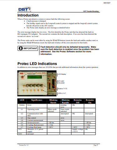 CATERPILLAR M00165 CST TROUBLE SHOOTING NORTH GOONYELLA ARMORED FACE CONVEYOR GENERAL TECHNICAL INFORMATION MANUAL- PDF FILE DOWNLOAD