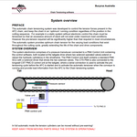 CATERPILLAR M01223 AUTOMATIC CHAIN TENSIONING PROGRAM V6.03U7 ANGUS ARMORED FACE CONVEYOR GENERAL INFORMATION TECHNICAL MANUAL- PDF FILE DOWNLOAD