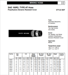 CATERPILLAR VC0020 DAYCO ADAPTORS & TUBE FITTINGS (ARMORED FACE CONVEYOR) TECHNICAL MANUAL