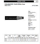 CATERPILLAR VC0020 DAYCO ADAPTORS & TUBE FITTINGS (ARMORED FACE CONVEYOR) MANUAL