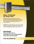 CATERPILLAR VC0058 KENNAMETALS KENCAST BROCHURE ARMORED FACE CONVEYOR GENERAL TECHNICAL INFORMATION MANUAL- PDF FILE