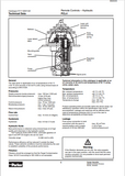 CATERPILLAR VC0062 PARKER HYDRAULICS REMOTE CONTROLS PCL4 ARMORED FACE CONVEYOR GENERAL INFORMATION TECHNICAL MANUAL- PDF FILE 