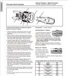 CATERPILLAR VC0086 PARKER QUICK COUPLING PRODUCTS ARMORED FACE CONVEYOR GENERAL TECHNICAL INFORMATION MANUAL