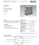 CATERPILLAR VC0132 REXROTH PACIFIC ELECTRONICS ARMORED FACE CONVEYOR GENERAL TECHNICAL INFORMATION MANUAL- PDF 