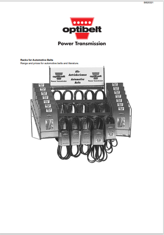 CATERPILLAR VC0153 OPTIBELT POWER TRANSMISSION BELTS ARMORED FACE CONVEYOR GENERAL INFORMATION TECHNICAL  MANUAL- PDF FILE DOWNLOAD