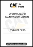 The Caterpillar Forklift DP90 Operation and Maintenance Manual is an essential resource for operators and maintenance personnel. This comprehensive guide provides detailed instructions on the safe operation, maintenance, and troubleshooting of the DP90 forklift, ensuring optimal performance and longevity of your equipment.