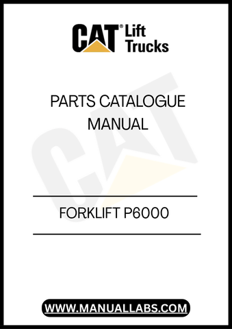 Discover the essential CATERPILLAR FORKLIFT P6000 PARTS CATALOGUE MANUAL, your go-to resource for maintaining and repairing your forklift with confidence. This comprehensive manual provides detailed diagrams and specifications for all parts, ensuring you have the right information at your fingertips to keep your equipment running smoothly.