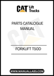. Discover the essential CATERPILLAR FORKLIFT T50D PARTS CATALOGUE MANUAL, your go-to resource for maintaining and repairing your forklift. This comprehensive manual provides detailed diagrams and part numbers, ensuring you can easily identify and order the right components for your equipment.