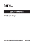 CATERPILLAR TB45 Gasoline Engine REPAIR MANUAL 99789-86100