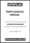 Discover the essential CAT 120B Motor Grader Parts Catalog Manual, specifically designed for serial number 1LK. This comprehensive manual serves as your go-to resource for identifying and sourcing the right parts for your motor grader, ensuring optimal performance and longevity of your equipment.
