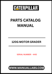 Discover the essential CAT 120G Motor Grader Parts Catalog Manual, specifically designed for serial number 4HD. This comprehensive manual serves as your go-to resource for identifying and sourcing the right parts for your grader, ensuring optimal performance and longevity.
