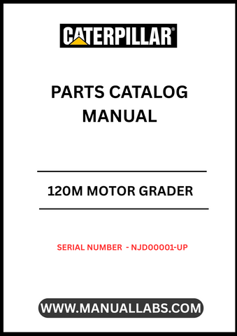 Discover the essential CAT 120M Motor Grader Parts Catalog Manual, specifically designed for models with serial number NJD00001 and above, powered by the reliable C6.6 engine. This comprehensive manual serves as your go-to resource for identifying and sourcing the right parts for your grader, ensuring optimal performance and longevity.