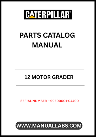 Discover the essential CAT 12 Motor Grader Parts Catalog Manual, specifically designed for serial numbers 99E00001-04490. This comprehensive manual serves as your go-to resource for identifying and sourcing the right parts for your motor grader, ensuring optimal performance and longevity of your equipment.