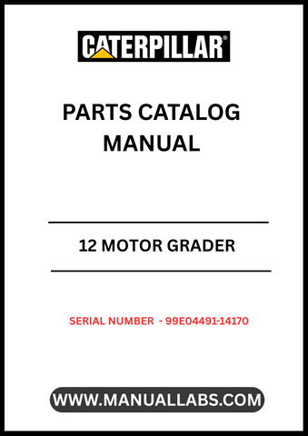 Enhance your maintenance and repair capabilities with the CAT 12 Motor Grader Parts Catalog Manual, specifically designed for serial numbers 99E04491-14170. This comprehensive manual serves as an essential resource for identifying and sourcing the right parts for your motor grader, ensuring optimal performance and longevity.
