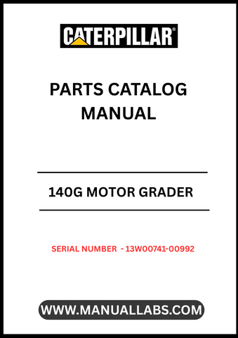  Enhance the performance and longevity of your CAT 140G Motor Grader with our comprehensive Parts Catalog Manual, specifically designed for serial numbers 13W00741-009922. This manual is an essential resource for operators and technicians, providing detailed diagrams and specifications to ensure you have the right parts for maintenance and repairs.