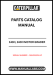 Discover the essential CAT 143H and 140H Motor Grader Parts Catalog Manual, specifically designed for serial numbers 96U00001 and up. This comprehensive manual is powered by the reliable 3306 engine, ensuring you have the most accurate and up-to-date information for your equipment.