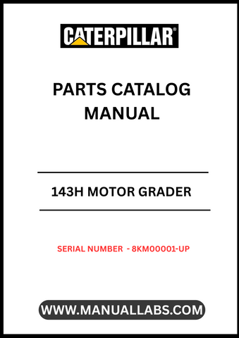 Discover the essential CAT 143H Motor Grader Parts Catalog Manual, specifically designed for serial numbers 8KM00001 and up, powered by the reliable 3306 engine. This comprehensive manual serves as your go-to resource for identifying and sourcing the right parts for your grader, ensuring optimal performance and longevity.