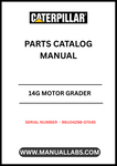 Discover the essential CAT 14G Motor Grader Parts Catalog Manual, specifically designed for serial numbers 96U04298-07045 and powered by the reliable 3306 engine. This comprehensive manual serves as a vital resource for operators and technicians, providing detailed information on parts, maintenance, and repair procedures to keep your grader running smoothly.